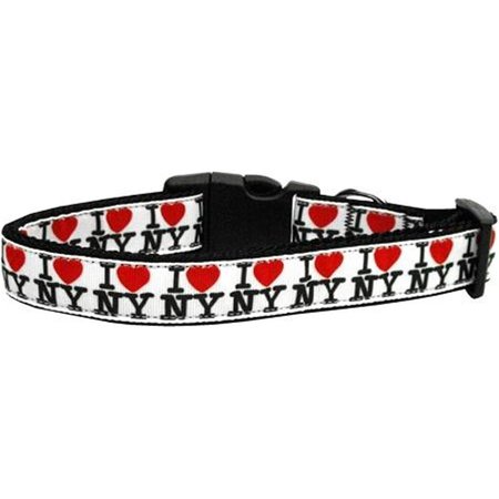 UNCONDITIONAL LOVE I Heart NY Ribbon Dog Collars Large UN742460